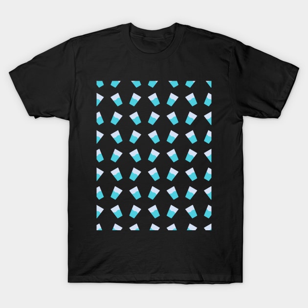Hydro Homies Water Glass Tessellation Pattern T-Shirt by felixbunny